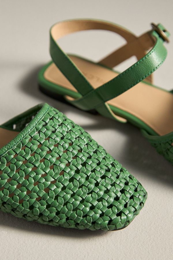 Slide View: 3: Pilcro Woven Flats