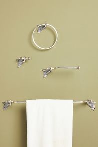 Slide View: 3: Swan Towel Ring