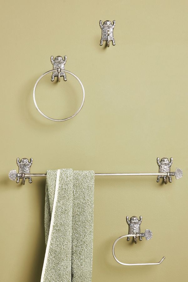 Slide View: 2: Tibetan Tiger Bath Hook