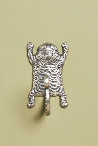 Slide View: 1: Tibetan Tiger Bath Hook