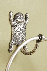 Slide View: 3: Tibetan Tiger Towel Ring