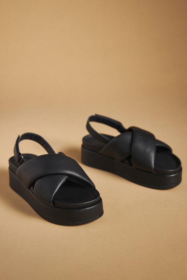 Slide View: 3: Silent D Pier Slingback Platform Sandals