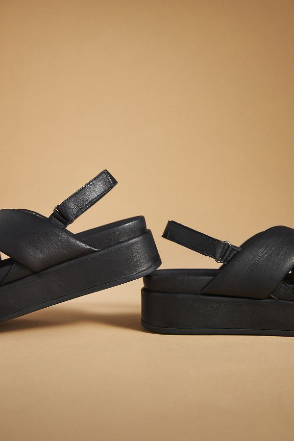 Slide View: 4: Silent D Pier Slingback Platform Sandals