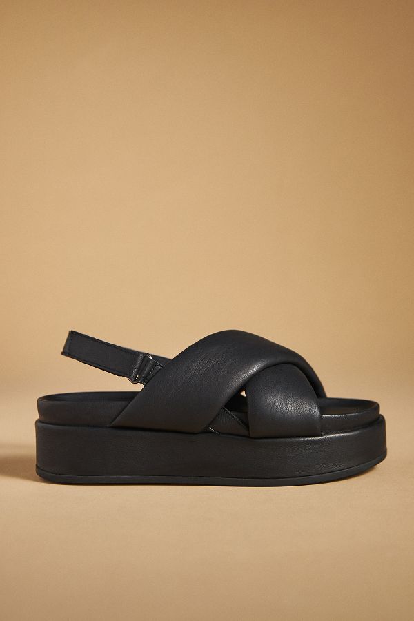 Slide View: 2: Silent D Pier Slingback Platform Sandals