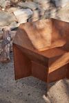 Thumbnail View 3: Hexagon Weathering Steel Fire Pit