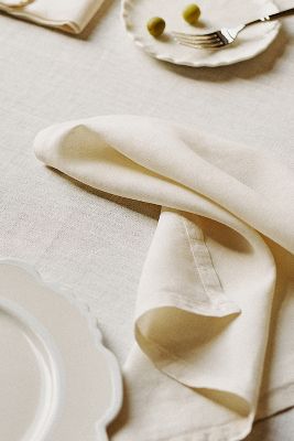 Edison Portuguese Linen Napkins, Set of 4