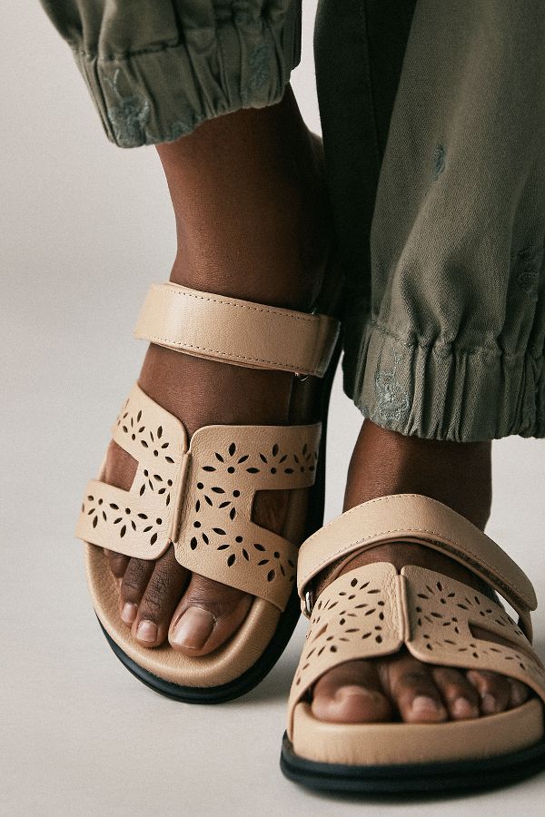 Slide View: 4: Bibi Lou Cutout Slide Sandals