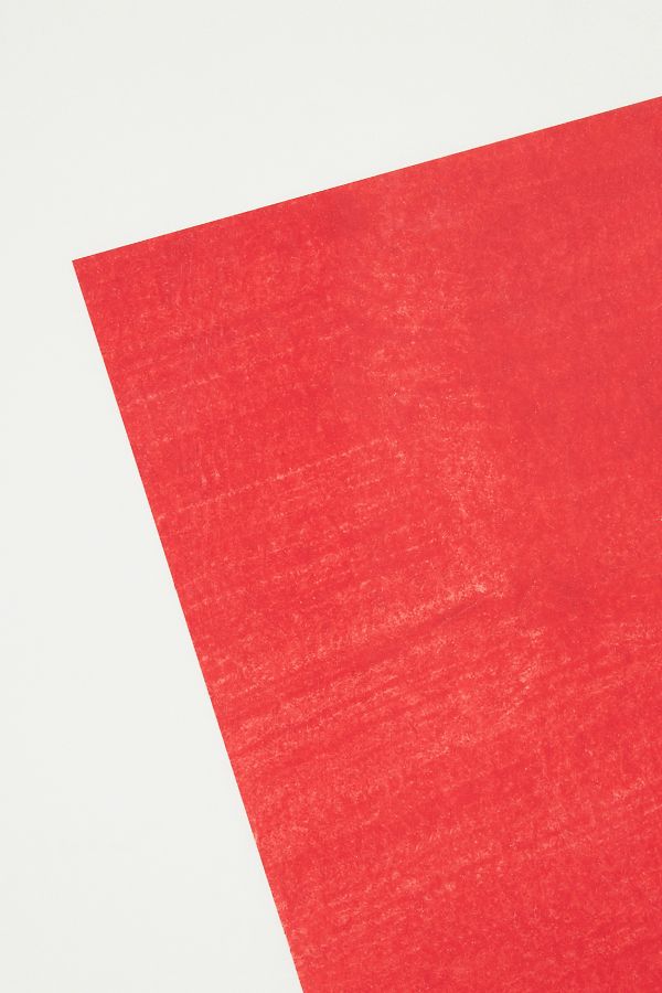 Slide View: 3: Painted Paper Shapes #8 (Red) Wall Art