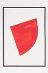 Thumbnail View 2: Painted Paper Shapes #8 (Red) Wall Art