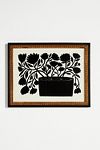 Thumbnail View 1: Flowing Black Floral Wall Art