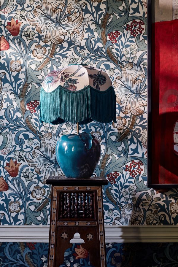 Slide View: 5: House of Hackney Golden Lily Wallpaper