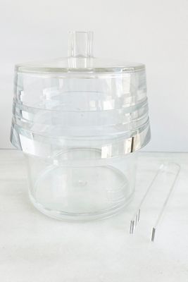 Old Flame Candle Co. Vintage Arch Alfio Di Bella Mid Century Lucite Ice Bucket