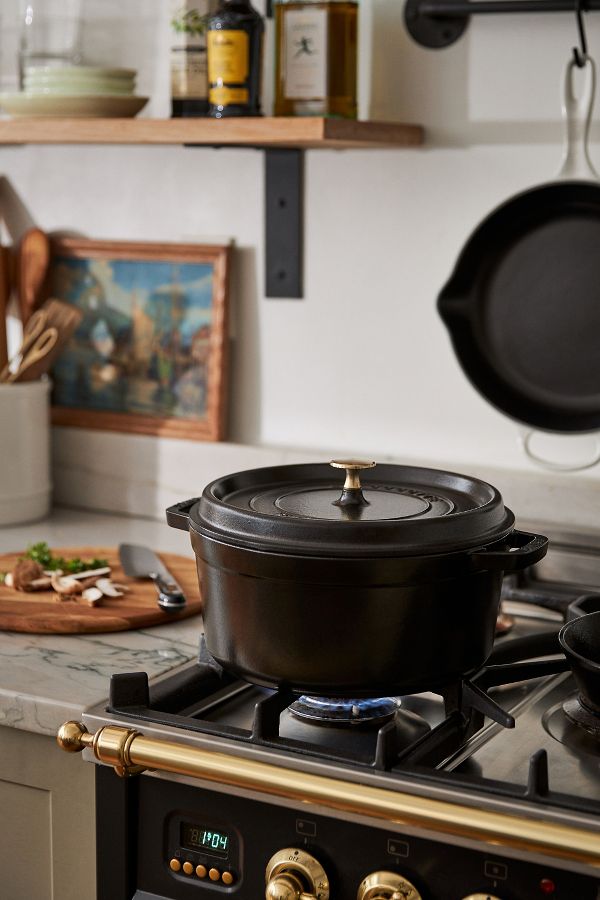 Slide View: 3: Staub 5.5 QT Round Cocotte