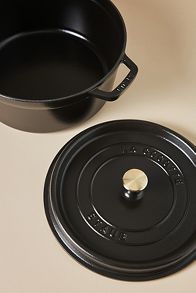 Slide View: 2: Staub 5.5 QT Round Cocotte