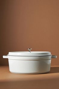 Slide View: 1: Staub 7 QT Oval Cocotte