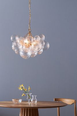 Talia Swirled Glass Semi-Flush Mount Pendant