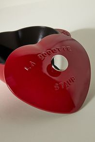 Slide View: 2: Staub 1.75 QT Heart Cocotte