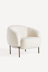 Slide View: 2: Bouclé Frida Occasional Chair