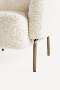 Slide View: 5: Bouclé Frida Occasional Chair