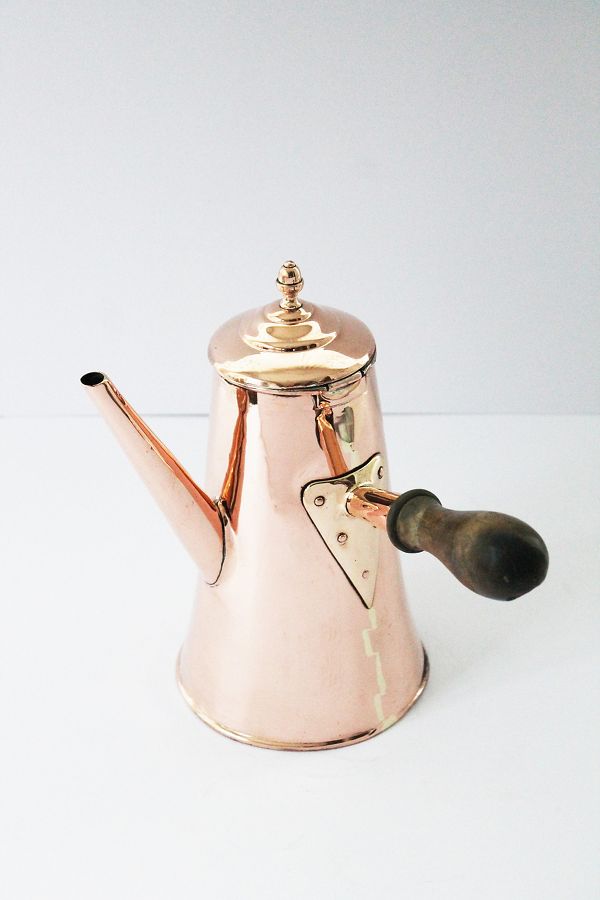 Slide View: 1: Coppermill Kitchen Antique English Coffeepot