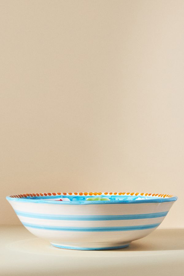 Slide View: 2: Vietri Campagna Large Serving Bowl