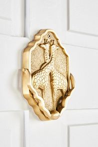 Slide View: 2: Gia Giraffe Door Knocker