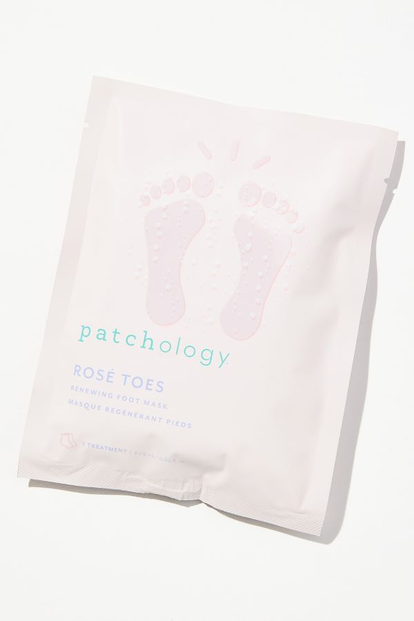 Slide View: 2: Patchology Rosé Toes Renewing Foot Mask