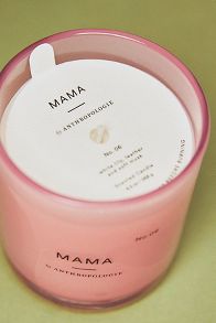 Slide View: 2: Nostalgia Floral Mama Glass Candle