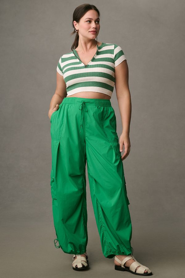 Slide View: 5: Daily Practice by Anthropologie Base Jump Parachute Pants