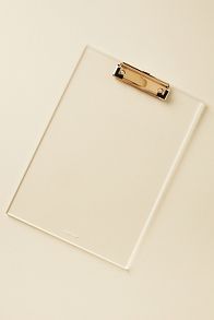 Slide View: 1: Acrylic Clipboard