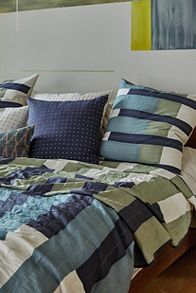 Slide View: 2: Anchal Offset Stripe Quilt