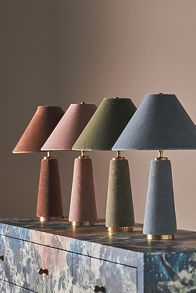 Slide View: 7: Lulu Velvet Table Lamp