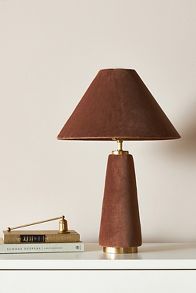 Slide View: 2: Lulu Velvet Table Lamp