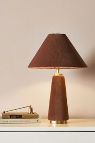 Slide View: 1: Lulu Velvet Table Lamp