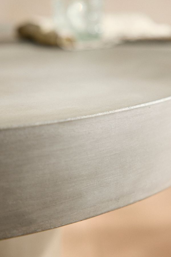 Slide View: 5: Concrete Pedestal Coffee Table