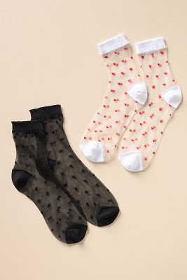 Sheer Socks, Set of 2