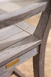 Thumbnail View 7: Crossback Teak Side Chairs, Set of 2