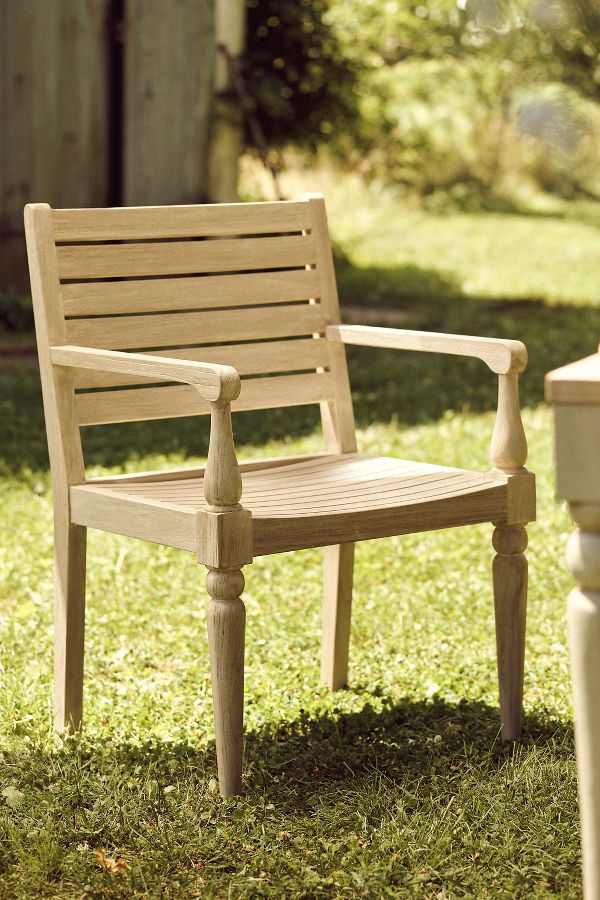 Slide View: 1: Shoreham Teak Armchairs, Set of 2