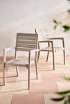 Thumbnail View 2: Vista Slatted Teak Stacking Armchairs, Set of 2