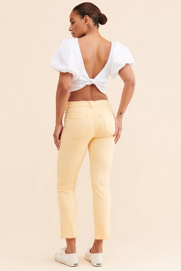 Slide View: 2: DL1961 Mara Straight Mid Rise Jeans