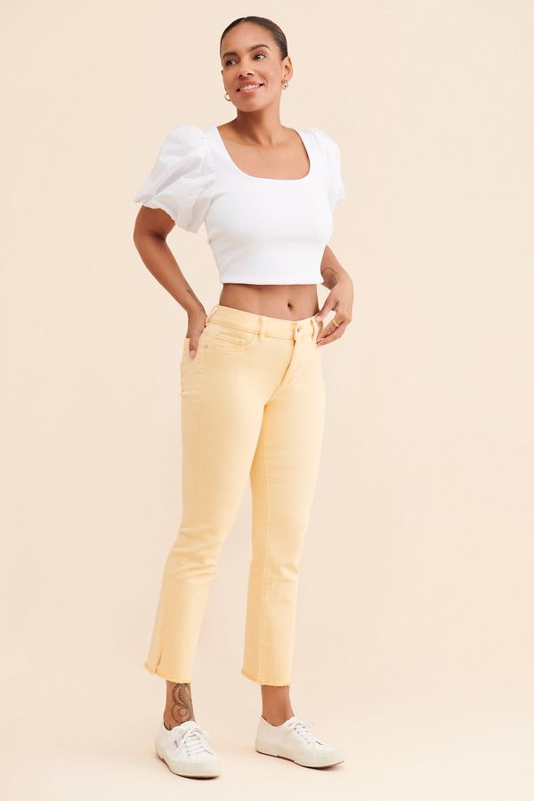 Slide View: 1: DL1961 Mara Straight Mid Rise Jeans