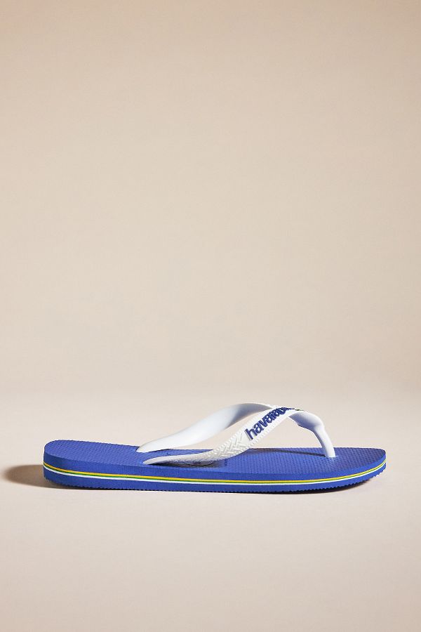 Slide View: 1: Havaianas Brazil Logo Sandals