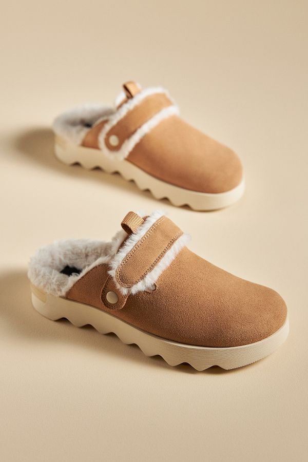 Slide View: 2: SOREL VIIBE™ Cozy Suede Clogs