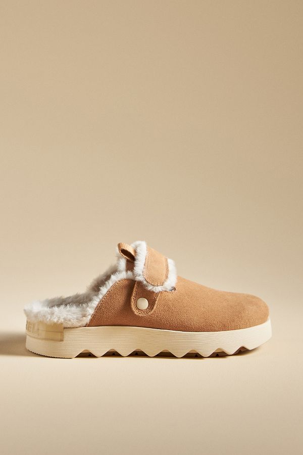 Slide View: 1: SOREL VIIBE™ Cozy Suede Clogs