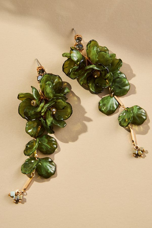 Slide View: 1: Blossom Drop Earrings