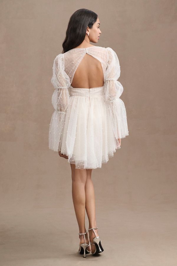 Slide View: 6: Willowby by Watters Matilda Tulle Convertible Wedding Gown