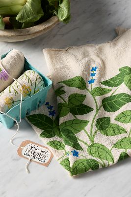 Neighborgoods Tea Towel Set, Herbs