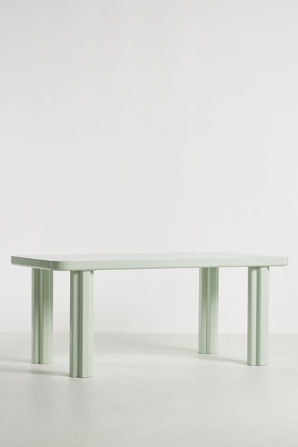 Slide View: 3: Winton Rectangular Lacquered Wood Dining Table