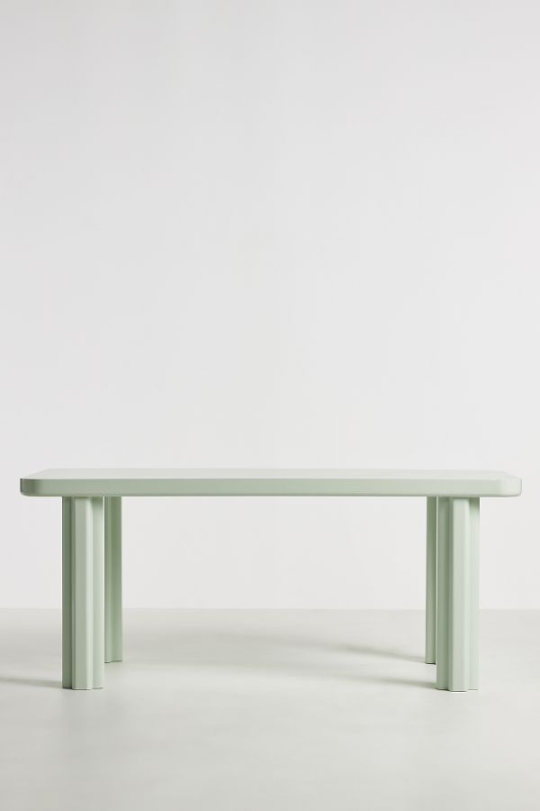 Slide View: 2: Winton Rectangular Lacquered Wood Dining Table