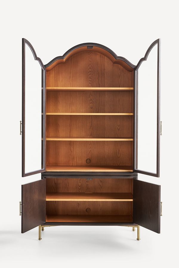 Slide View: 3: Livia Glass Hutch